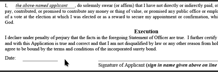 How to properly fill out a Texas Notary Application | NNA